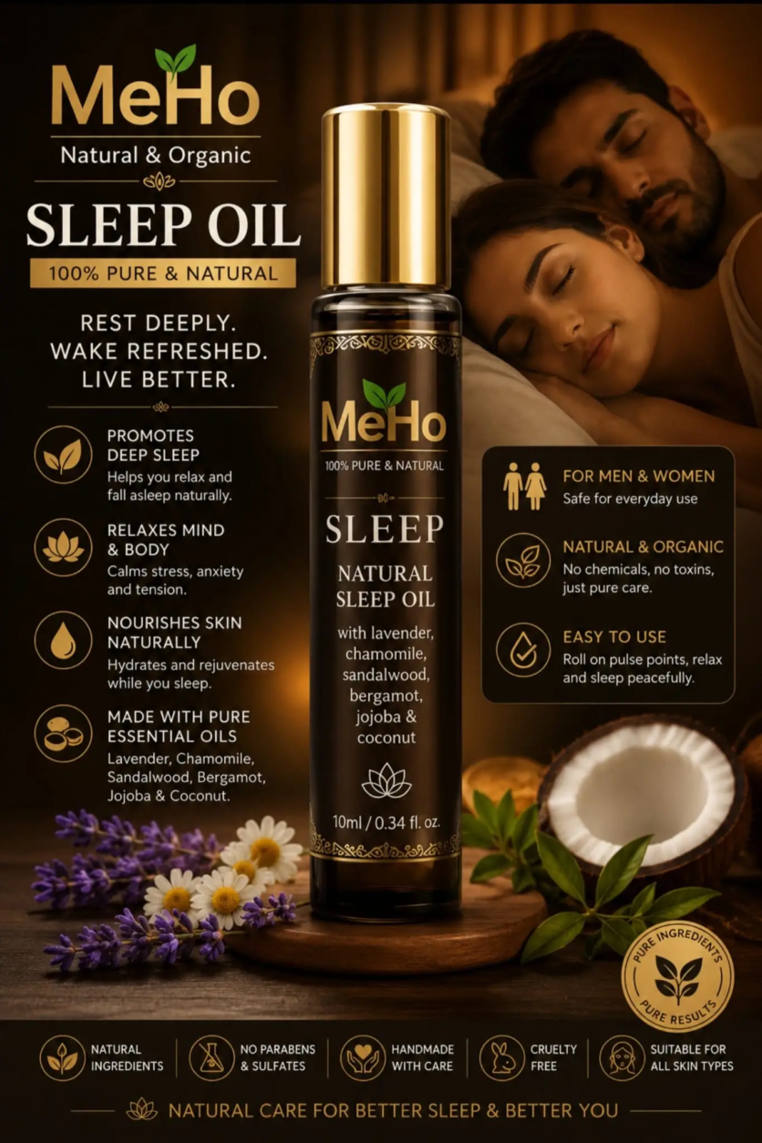 Natural Sleep Aromatherapy Roller | Lavender, Chamomile, Bergamot & Sandalwood Essential Oil Blend | 10ml - Image 4