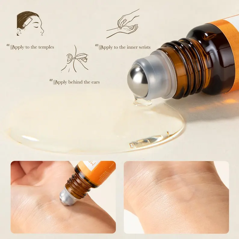 Natural Sleep Roller Oil | Lavender, Chamomile & Sandalwood | Bedtime Aromatherapy Roll-On | 10ml - Image 3