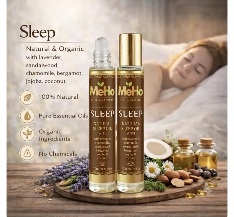 Natural Sleep Roller Oil | Lavender, Chamomile & Sandalwood | Bedtime Aromatherapy Roll-On | 10ml - Image 7