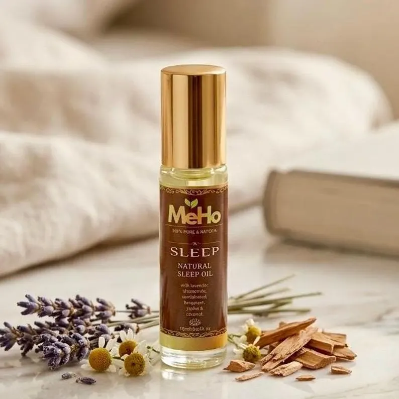 Natural Sleep Roller Oil | Lavender, Chamomile & Sandalwood | Bedtime Aromatherapy Roll-On | 10ml - Image 8